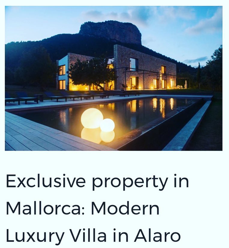 Exclusive property in Mallorca Modern Luxury Villa in Alaro hellip